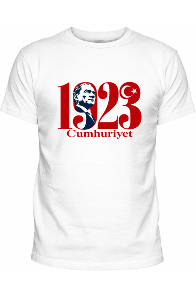 Efendioğlu Design MAJICA SA KRATKIM RUKAVIMA "1923 REPUBLIKA" NAPISANO 29. OK...