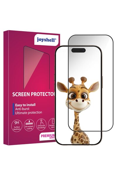 Joyshell Folie iPhone 16, Joyshell, Sticla 3D, Full Cover, Antisoc, Margini N...