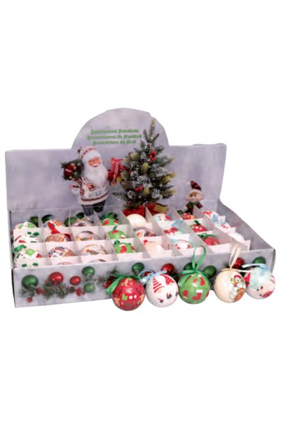 Euronatale Glob de Crăciun 75 mm set 12 PL-65261SX