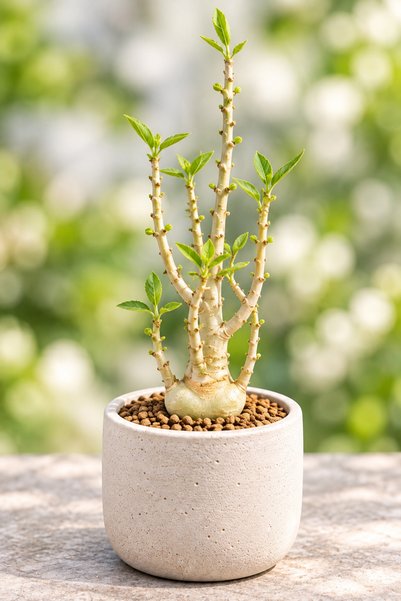 ATLANTE CACTUS Dorstenia hildebrandtii - Tanzanya’dan bonsai formlu özel tür