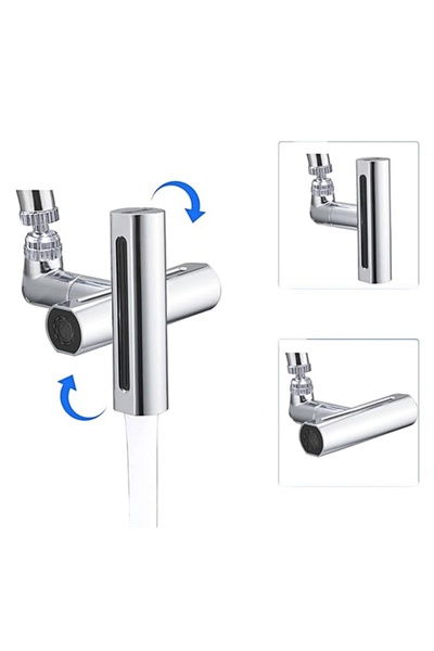 yapıtaşı Yt25 Robotic Universal 360 °   Rotary Kitchen Faucet Tap Head 4 Func...