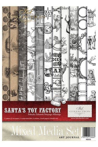 ITD Collection Творчески комплект за работа с хартия Фабриката за играчки на ...