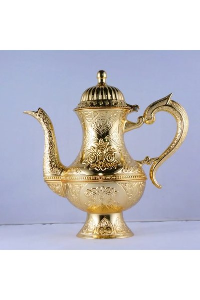FAIR HOME Dekoratif İbrik Zamak Döküm Metal Gold