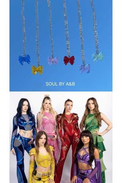 SOUL BY A&B Manifest kolye 6lı lidya esin zoktay mina sueda hilal kolye renkli