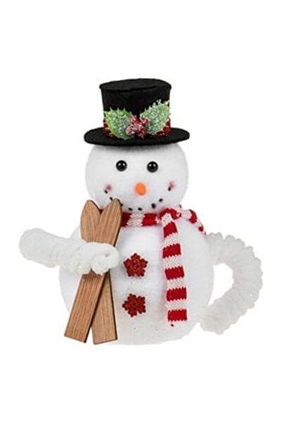 OEM Figurina Decorativa de Craciun Om de Zapada din Spuma cu Palarie Neagra S...
