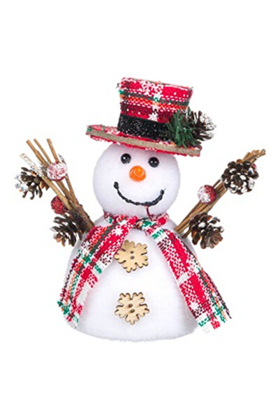 OEM Figurina Decorativa de Craciun Om de Zapada din Spuma cu Palarie Rosie in...