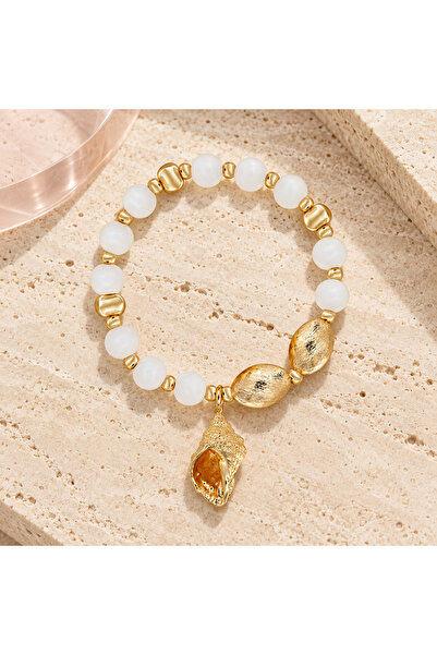 BLOOMY Marea Seashell Gold Bracelet
