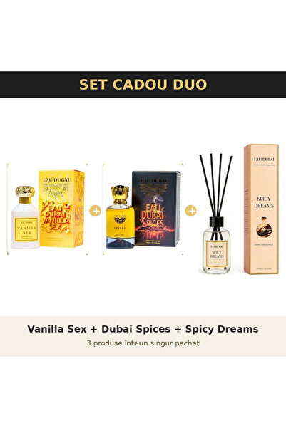 rosehane Set Cadou Duo Rose Hane</DNTCTMS> –  Vanilla Sex + Dubai Spices</DNT...
