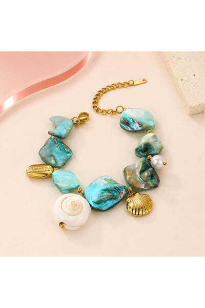 BLOOMY Azure Coast Seashell Bracelet