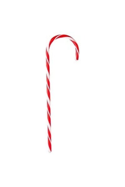 OEM Ornament Brad de Craciun Bastonas Rosu Alb 61cm