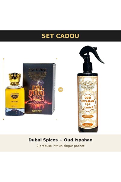 rosehane Set Cadou Rose Hane – Dubai Spices + Oud Ispahan