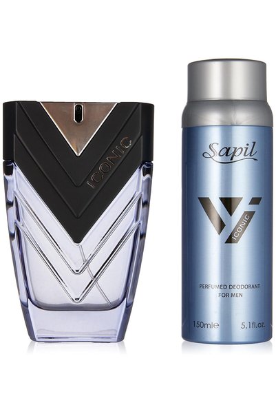 sapil Perfumes Iconic for Men Gift Set – Long-Lasting Aromatic Woody Fragranc...