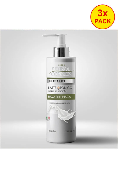Retinol Complex Pachet de 3 Lapte Demachiant cu Extract de Melc - 200 ml