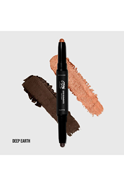 CTZN Cosmetics Κρεμώδης Σκιά Ματιών Διπλής Όψης CTZN Eye Elements, Βαθύ Γήινο...