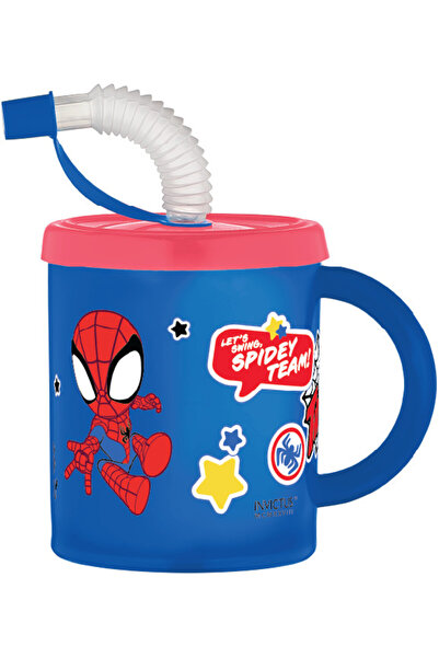 Javoli Spider-Man Spidey mug with straw, plastic 210 ml