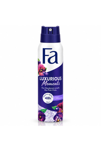 Fa Deodorant spray pentru femei, Luxurious Moments cu aromă de violete roz, p...