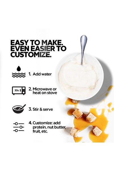 Elev8 Creamy Rice – Maple & Brown Sugar Flavor – Cream of Rice Hot Cereal – 25 Servings – Sugar-Free, Gluten-Free – Easy-to-Digest Carbs for Pre & Post Workout Nutrition – Just Add Water