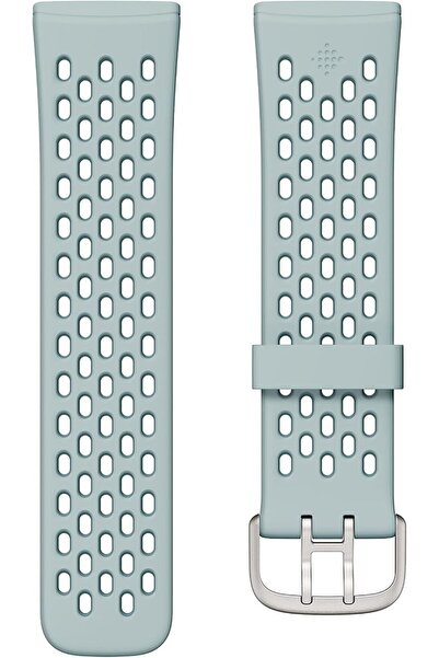 Fitbit حزام رياضي مقاس 24 مم، أزرق بحري/محيطي، كبير *متوافق مع Sense 2، Sense...