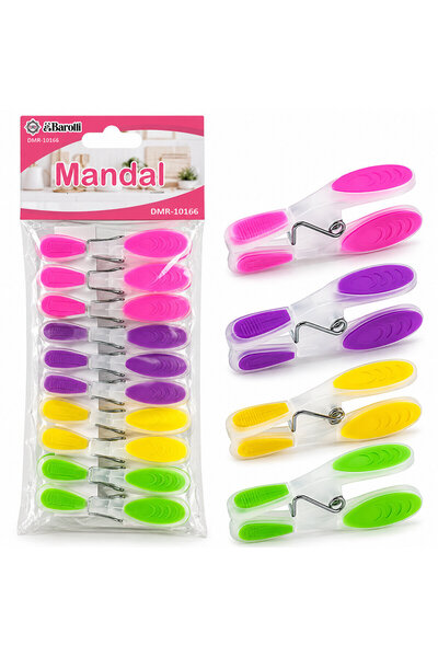 Go İthalat 10Pcs Colorful Silicone Mouth - Push-Open Transparent Plastic Latc...