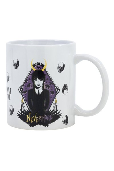 WEDNESDAY Nevermore 325 ml (11 oz) πορσελάνινη κούπα σε συσκευασία δώρου