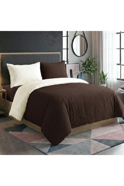 Rose Flory Microfiber Comforter Set, Fits 120x200 cm Single Size Bed, 5 Piece...