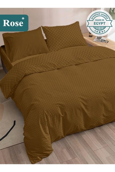 Rose Microfiber Jacquard Comforter Set, Fits 120x200 cm Single Size Bed, 5 Pi...