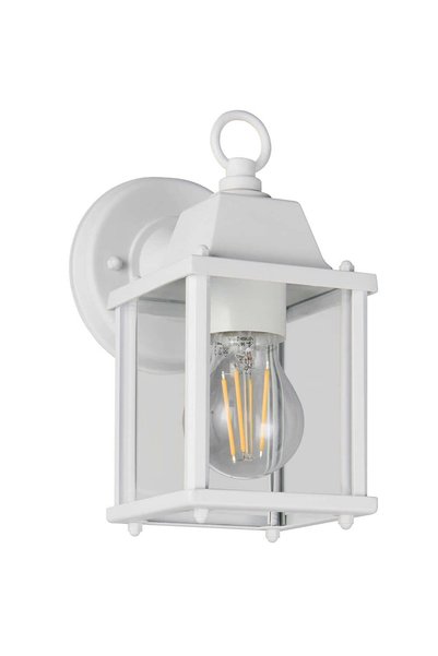 Trio Lighting Mirande Φωτιστικό Τοίχου Εξωτερικού Χώρου, Λευκό, E27, 40W, IP23