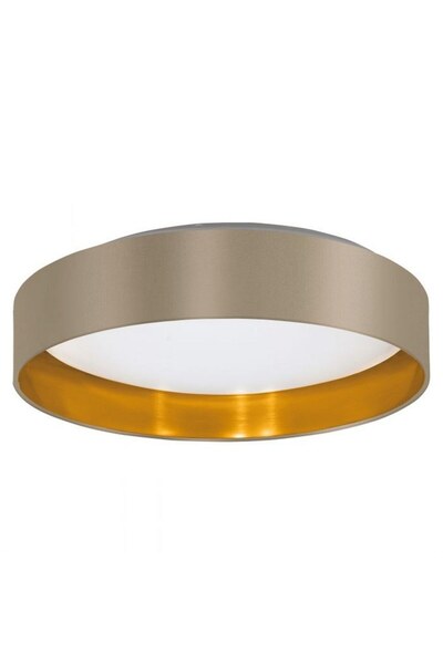 Eglo Maserlo 2 Φωτιστικό Οροφής LED, 3000K, Ø38 εκ., Γκρι-Χρυσό