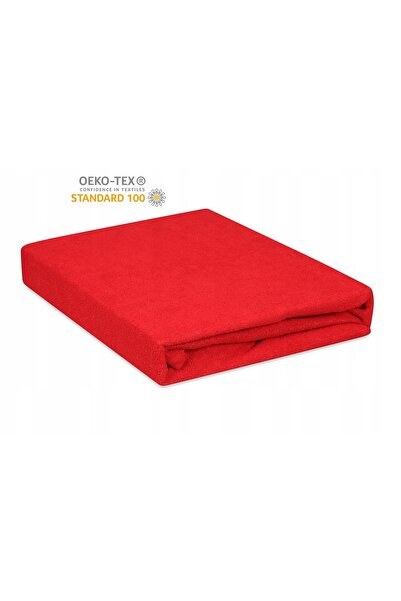 Matex Cearșaf de pat frotir cu elastic 110/120x190/200 PREMIUM Roșu