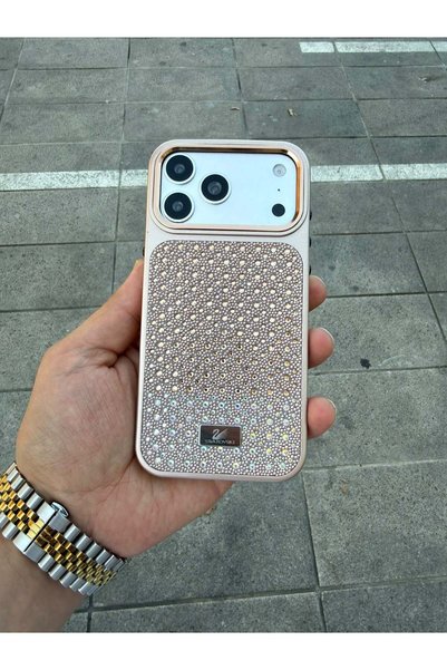 madamcase حافظة فاخرة متوافقة مع هاتف Apple iPhone 18 Pro باللون الذهبي SWR D...