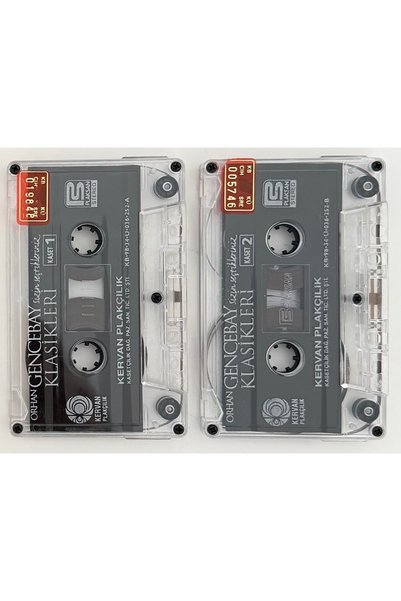 KervanPlak Orhan Gencebay Classics Cassette 68 to 83 First 15 Years Double Cassette (No Carton Box, Only Cassette)