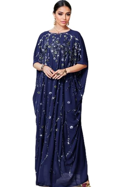 Generic Embellished Kaftan Maxi Dress