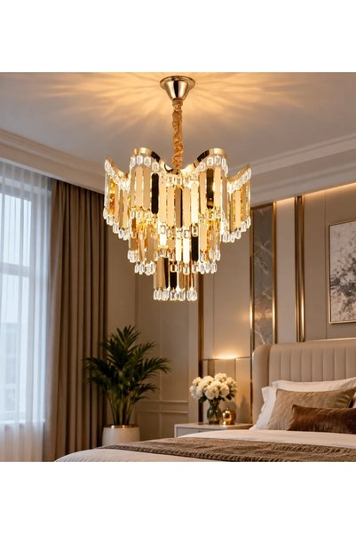 Magic Time Candelabru Suspendat Decorativ cu Accente Aurii – Darsen
