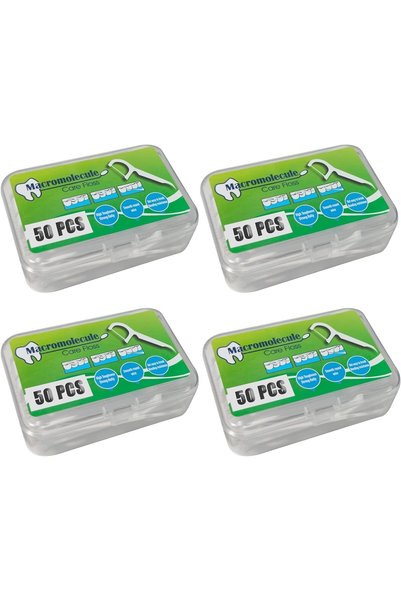 Alybrol 200 Count Dental Floss Picks Great Value with 4 Travel Handy Box,High...