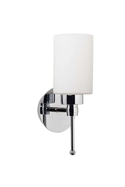 Opviq Balcova 525NOR3119 Απλίκα Τοίχου, Ασημί, 12 x 32 εκ., E27, 40W