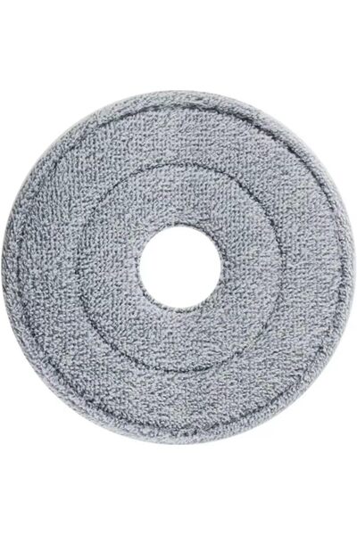 Generic 25cm Microfiber Round Replacement Mop Cloths, Grey, 2 Pack, Compatibl...