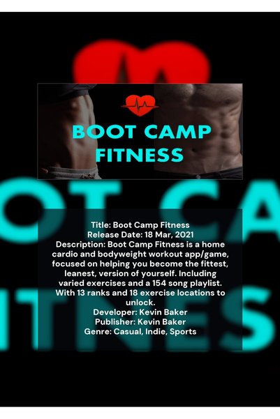 OEM Poster Infografic Tabara de Antrenament Fitness, Exercitii Sportive, Cart...