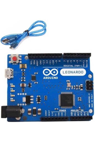 AyPenye Leonardo R3 Mikrodenetleyici Kartı + Micro USB Kablo