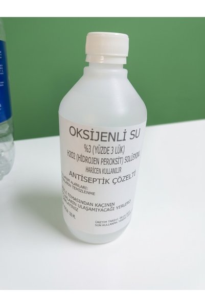 KARAOĞLAN KİMYA oksijenli su %3 Hidrojen Peroksit Solüsyonu 500ml