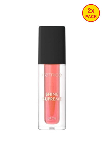 Catrice Двойна опаковка Shine Supreme олио за устни, Peach Please 020, Catric...