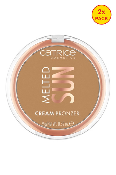 Catrice 2x PACK Melted Sun Cream Bronzer 020 Cream Bronzer for the Face, 9 g