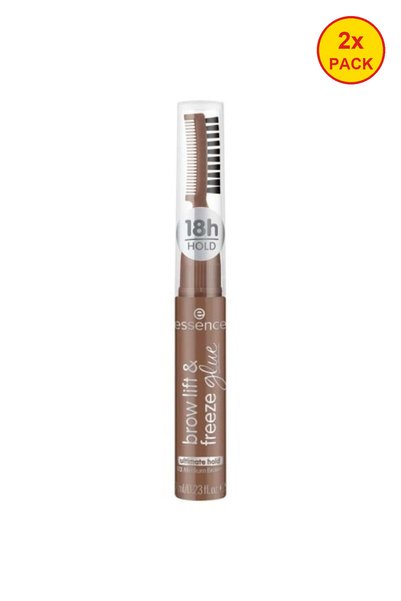 Essence 2x PACK Brow Lift & Freeze Adhesive - 03 Medium Brown, Essence, 7 ml