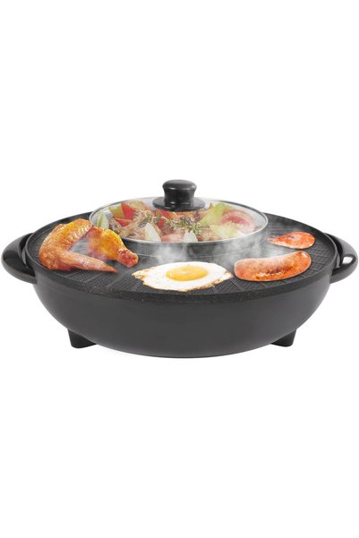 GENERAL Circular Edition Hotpot Grill Combo Indoor BBQ Electric Hot Pot with ...