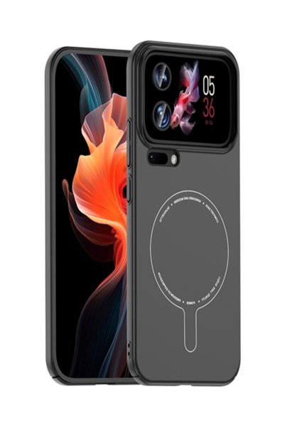 zore Xiaomi 17 Pro Max Magsafe Şarj Özellikli Kamera Korumalı Elio Sert PC Ka...