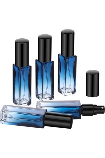 Boolygo [عبوة من 5 قطع] زجاجات عطر صغيرة قابلة لإعادة التعبئة للسفر، سعة 10 م...