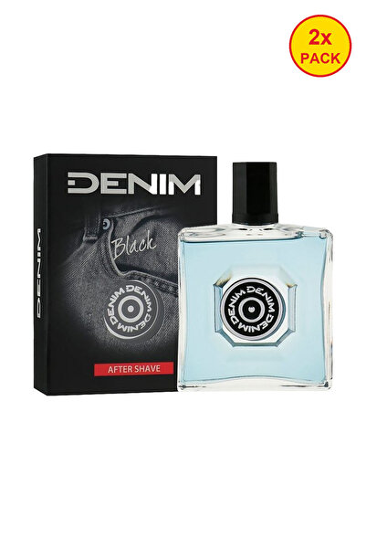 Denim 2x Πακέτο Μαύρη Λοσιόν για μετά το ξύρισμα, 100 ml