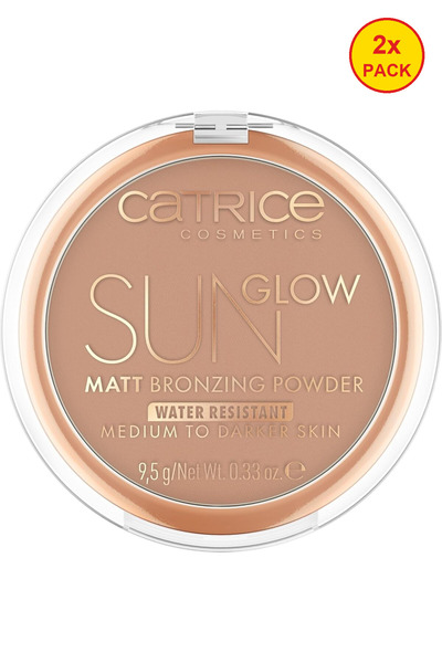 Catrice Двойна опаковка Sun Glow Матова бронзираща пудра