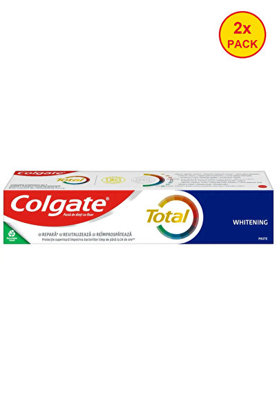 Colgate 2x PACK Total Whitening toothpaste for complete protection, 100 ml