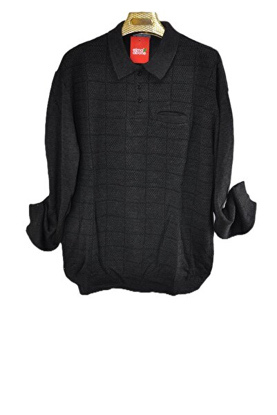 elma abone Super Battal Polo Neck Knitwear Sweater