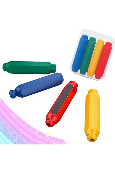 GENERAL MAKINGTEC Magnetic Chalk Holder, Adjustable Colorful Reusable Washabl...